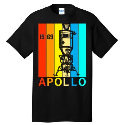 Retro Apollo 11 50th Anniversary 1969 Tall T-Shirt