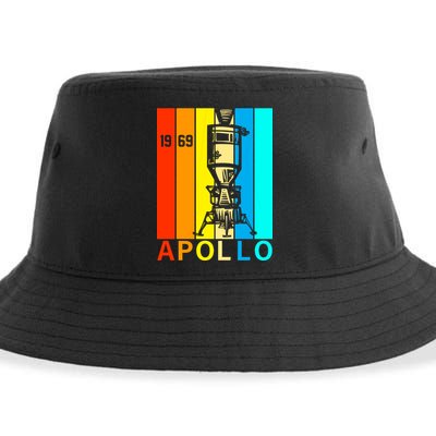 Retro Apollo 11 50th Anniversary 1969 Sustainable Bucket Hat