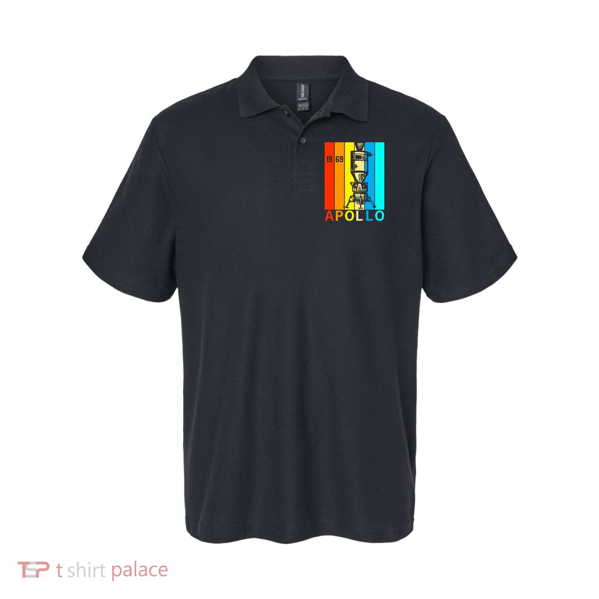 Retro Apollo 11 50th Anniversary 1969 Polo