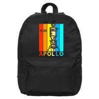 Retro Apollo 11 50th Anniversary 1969 16 in Basic Backpack