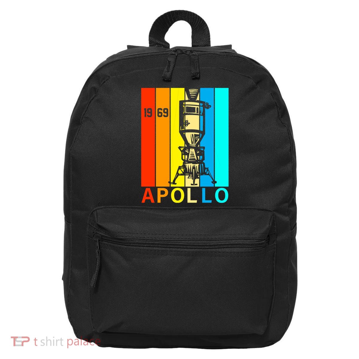 Retro Apollo 11 50th Anniversary 1969 16 in Basic Backpack