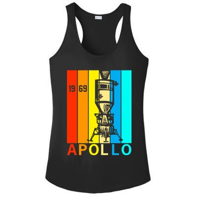 Retro Apollo 11 50th Anniversary 1969 Ladies PosiCharge Competitor Racerback Tank