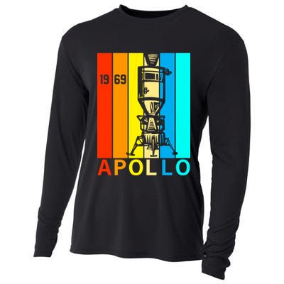 Retro Apollo 11 50th Anniversary 1969 Cooling Performance Long Sleeve Crew