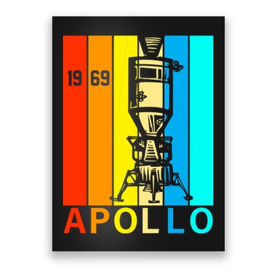 Retro Apollo 11 50th Anniversary 1969 Poster