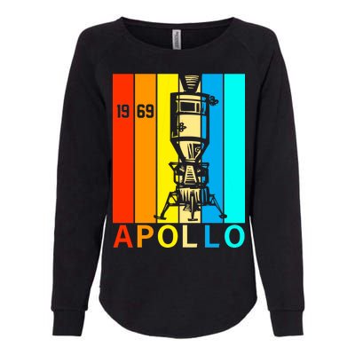 Retro Apollo 11 50th Anniversary 1969 Womens California Wash Sweatshirt