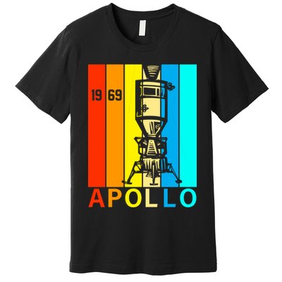 Retro Apollo 11 50th Anniversary 1969 Premium T-Shirt