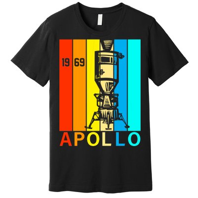 Retro Apollo 11 50th Anniversary 1969 Premium T-Shirt