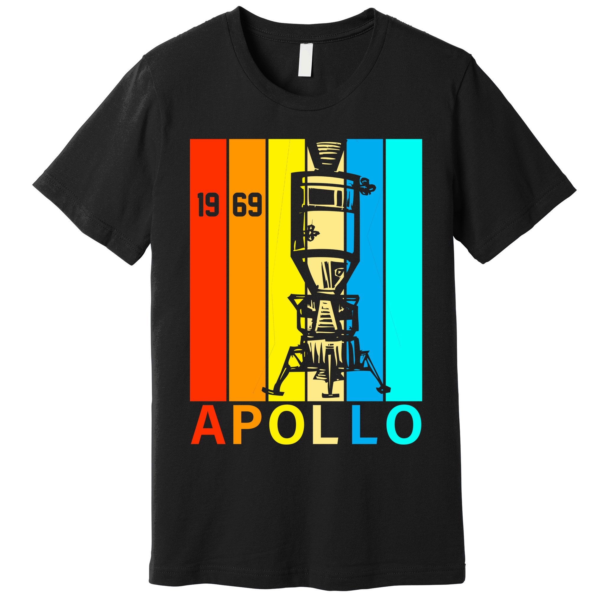 Retro Apollo 11 50th Anniversary 1969 Premium T-Shirt