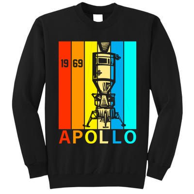 Retro Apollo 11 50th Anniversary 1969 Tall Sweatshirt