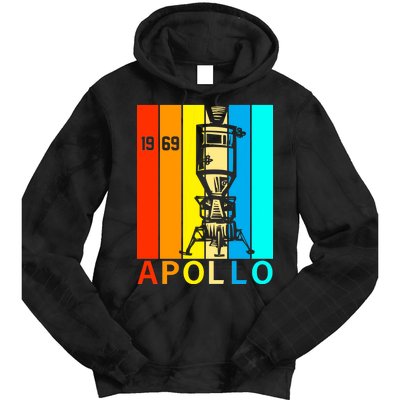 Retro Apollo 11 50th Anniversary 1969 Tie Dye Hoodie