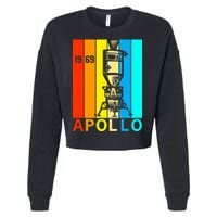 Retro Apollo 11 50th Anniversary 1969 Cropped Pullover Crew
