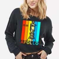 Retro Apollo 11 50th Anniversary 1969 Cropped Pullover Crew