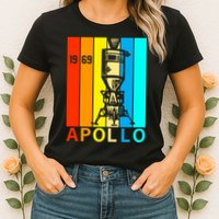 Retro Apollo 11 50th Anniversary 1969 Womens T-Shirt