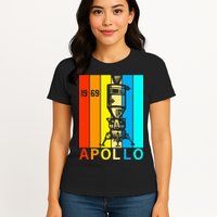 Retro Apollo 11 50th Anniversary 1969 Womens T-Shirt