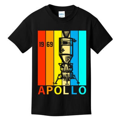 Retro Apollo 11 50th Anniversary 1969 Kids T-Shirt