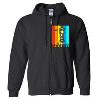 Retro Apollo 11 50th Anniversary 1969 Full Zip Hoodie