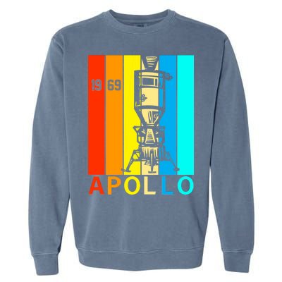 Retro Apollo 11 50th Anniversary 1969 Garment-Dyed Sweatshirt