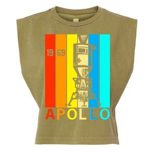 Retro Apollo 11 50th Anniversary 1969 Garment-Dyed Women's Muscle Tee