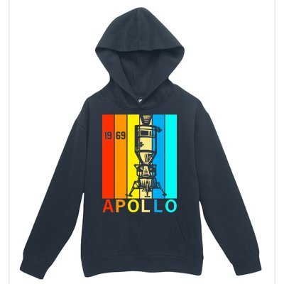 Retro Apollo 11 50th Anniversary 1969 Urban Pullover Hoodie