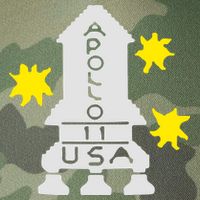 Retro Apollo 11 Spaceship Legacy Tie Dye Trucker Hat