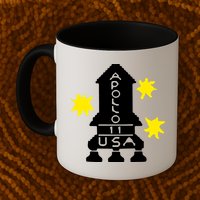 Retro Apollo 11 Spaceship Mug