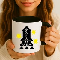 Retro Apollo 11 Spaceship Mug