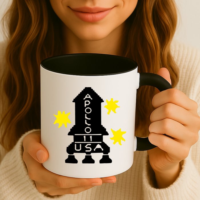 Retro Apollo 11 Spaceship Mug
