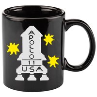 Retro Apollo 11 Spaceship 11oz C Handle Ceramic Mug