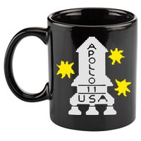 Retro Apollo 11 Spaceship 11oz C Handle Ceramic Mug