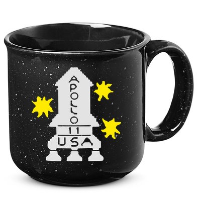 Retro Apollo 11 Spaceship 15oz Campfire Ceramic Mug
