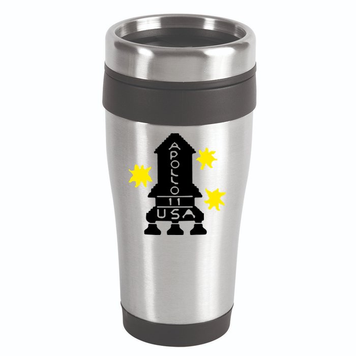 Retro Apollo 11 Spaceship 16oz Travel Tumbler