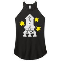 Retro Apollo 11 Spaceship Women's Perfect Tri Rocker Tank