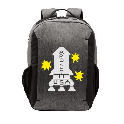 Retro Apollo 11 Spaceship Vector Backpack