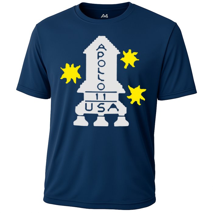 Retro Apollo 11 Spaceship Performance Shirt