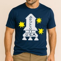Retro Apollo 11 Spaceship Performance Shirt