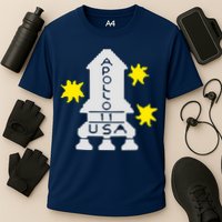 Retro Apollo 11 Spaceship Performance Shirt