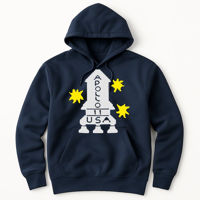 Retro Apollo 11 Spaceship Hoodie