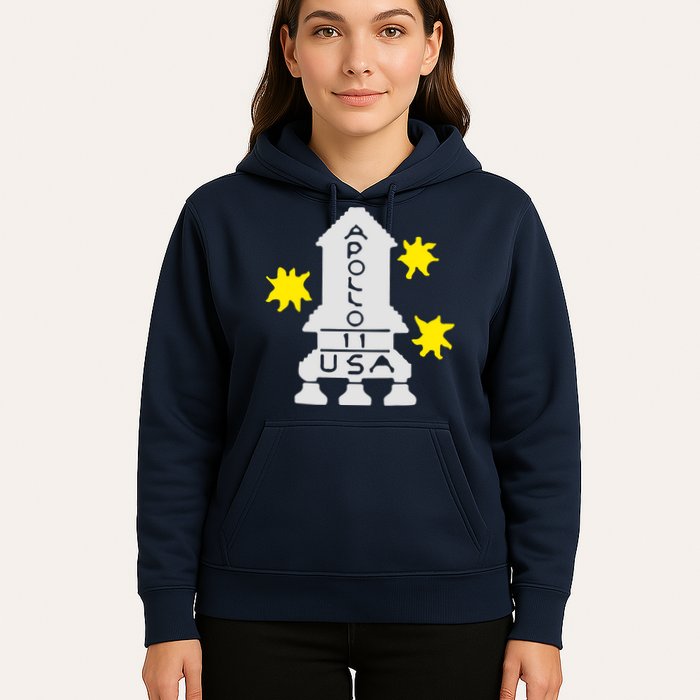 Retro Apollo 11 Spaceship Hoodie