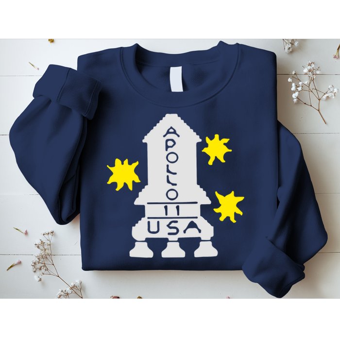 Retro Apollo 11 Spaceship Sweatshirt
