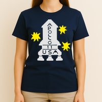 Retro Apollo 11 Spaceship T-Shirt