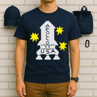 Retro Apollo 11 Spaceship T-Shirt