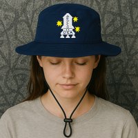 Retro Apollo 11 Spaceship Bucket Hat