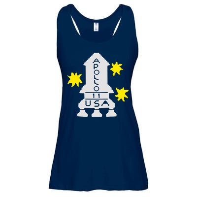 Retro Apollo 11 Spaceship Ladies Essential Flowy Tank