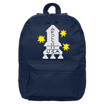Retro Apollo 11 Spaceship 16 in Basic Backpack