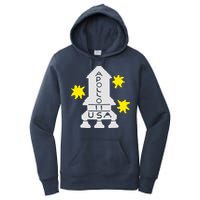 Retro Apollo 11 Spaceship Women's Pullover Hoodie