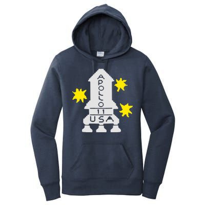 Retro Apollo 11 Spaceship Women's Pullover Hoodie