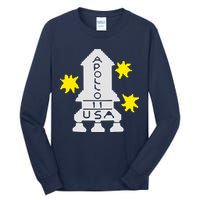 Retro Apollo 11 Spaceship Tall Long Sleeve T-Shirt