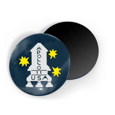 Retro Apollo 11 Spaceship Magnet