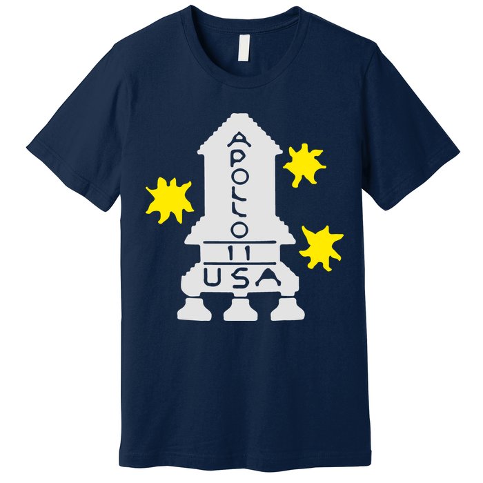 Retro Apollo 11 Spaceship Premium T-Shirt
