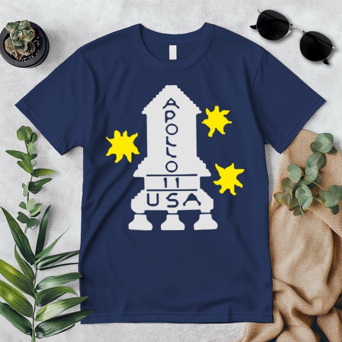 Retro Apollo 11 Spaceship Premium T-Shirt